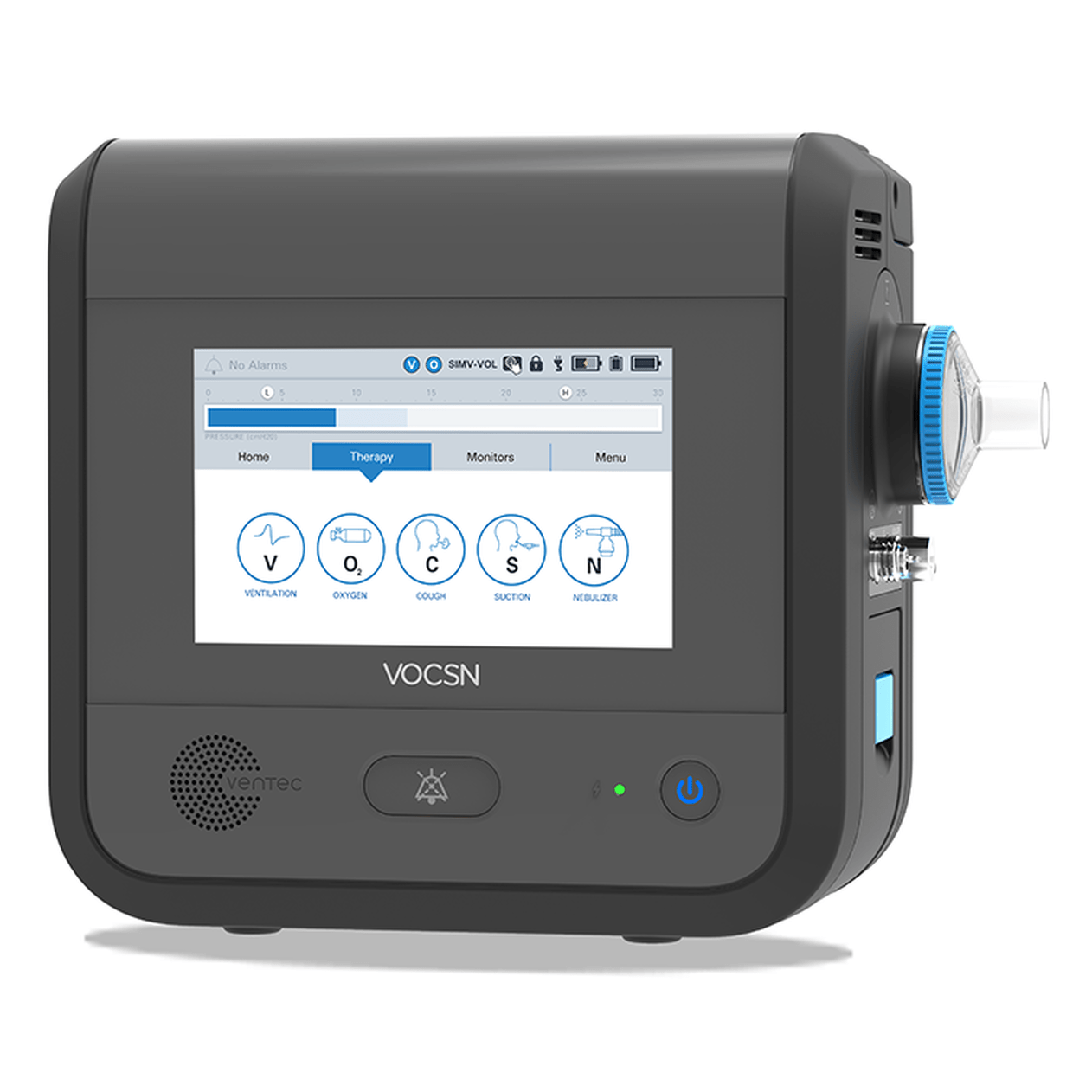 Ventec Life Systems-Ventec Life Systems VOCSN® V+Pro® Transport Ventilator w/Cough, Suction & Nebulizer-MedTech-1